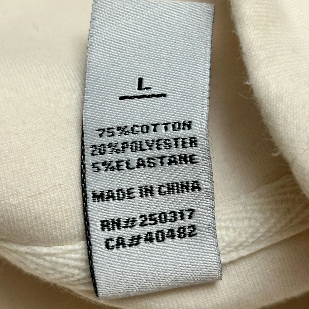 Varley Cream Drawstring Funnel Neck Pullover - Picture 13 of 16